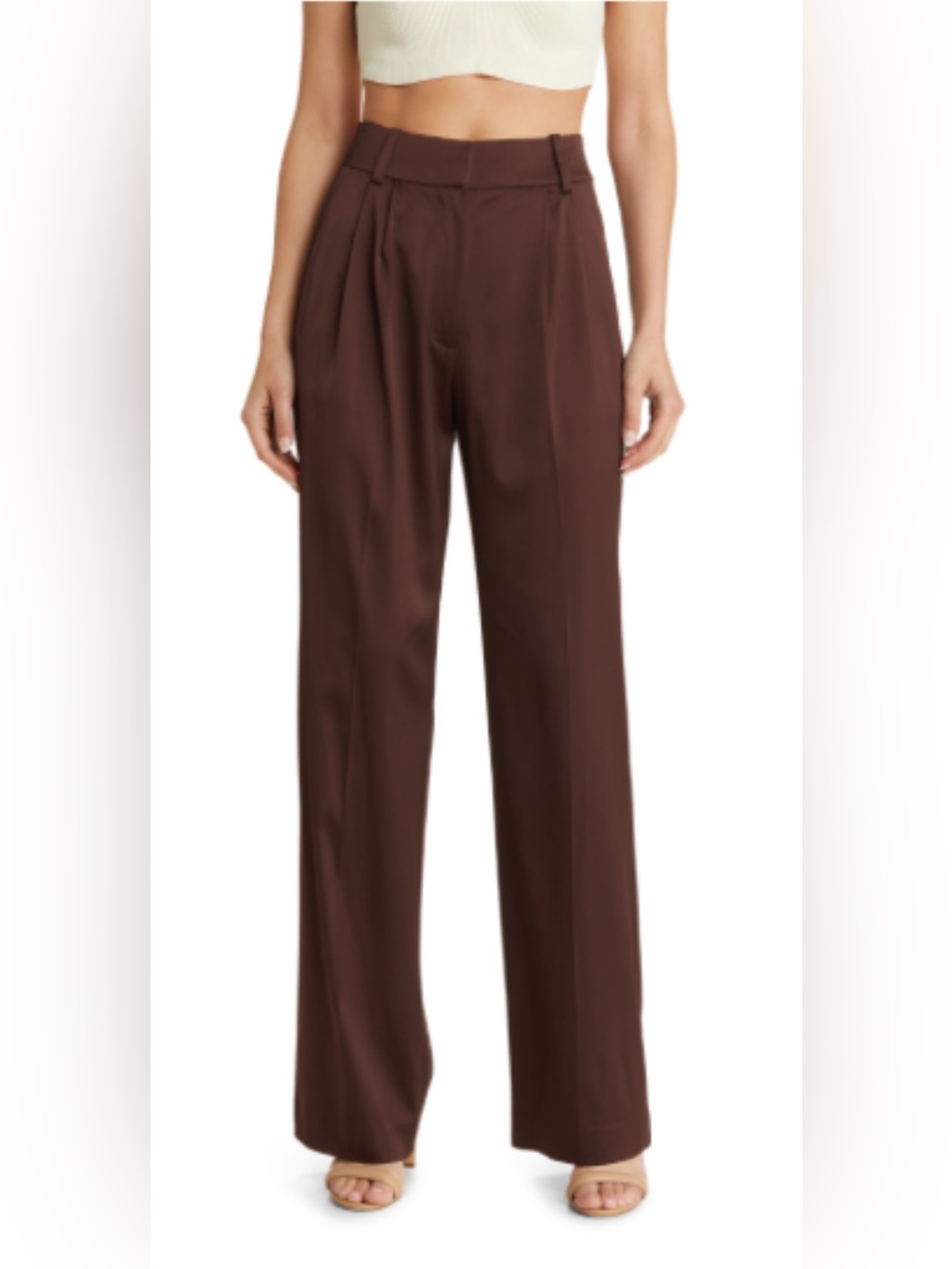Favorite Daughter Wide Leg Satin Pants